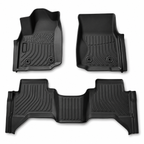 3D All Weather Floor Mats – Toyota Tacoma 2024-2026 | Full Set | Double Cab